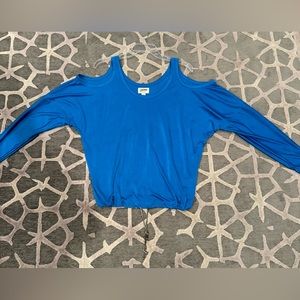 Jean Paul Gaultier For Target Women’s Blue cutout tank with Chain Drawstring. S